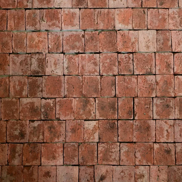 Brown Brick Wall Textured Construction Industry — Stock Photo, Image