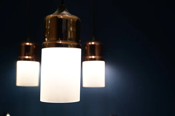 Luxury Lamp Hanging Room Interior Design — Zdjęcie stockowe