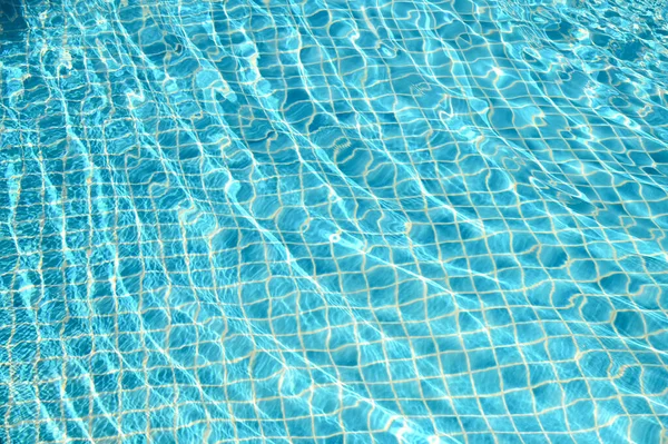 Blue Swimming Pool Beautiful Pool Texture Background — Foto Stock