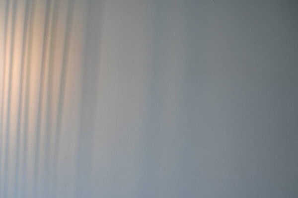 White curtain with warm light in the room