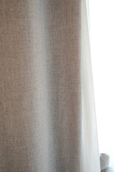 curtain in the room, interior design