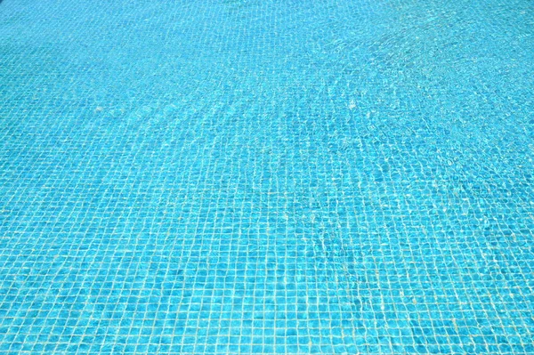 Modrý Bazén Krásný Bazén Textury Pozadí — Stock fotografie