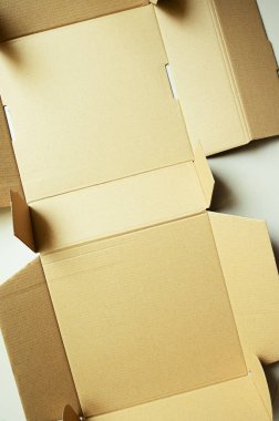 kahverengi karton kutu desenli arkaplan