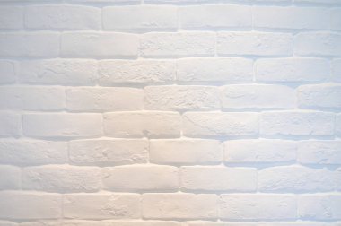 beyaz tuğla duvar arkaplanı, iç tasarım