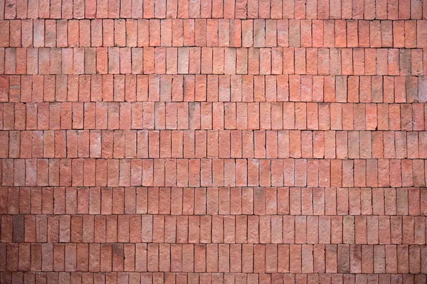 Brown Brick Wall Textured Construction Industry — Zdjęcie stockowe