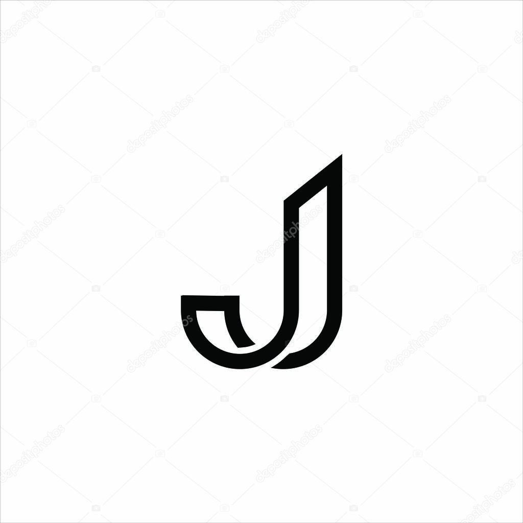 J logo icon monogram line