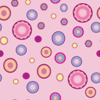 daireler ile pembe sorunsuz doku