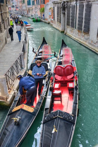 Gondolas Grand Canal Venice Italy High Quality Photo — Foto de Stock