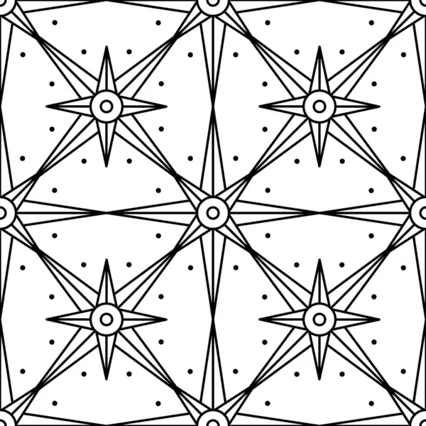 Rüzgar gülü beyaz siyah soyut desen