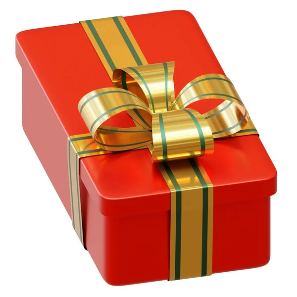 Christmas Present Box Rendering Illustration Design Elements — Stock Photo, Image