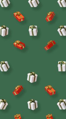 Noel Sosyal Medya Hikayesi Uzay Şablonunu 3B Resim Hazırlama Kutusuyla Kopyala