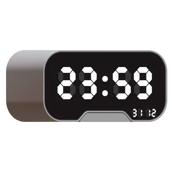 Ano Novo Digital Alarm Clock Rendering Ilustração Elementos Design — Fotografia de Stock