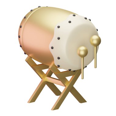 Çıkarılmış 3D Render Resim Tasarım Elemanı, Kurban Al Fitr veya Kurban Mübarek teması için uygundur.