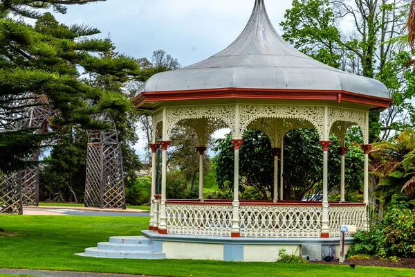 Edifici Grandi Stand Visitatori Del Goverment Gardens Rotarua Nuova Zelanda — Foto Stock