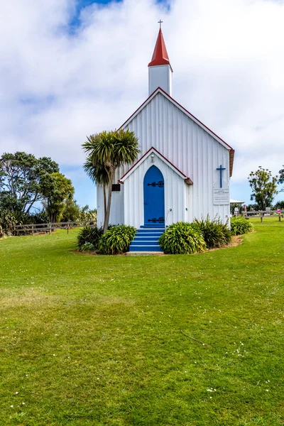 Wesley Metodist Kirke 1883 Waiaku Auckland New Zealand - Stock-foto