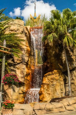 Busch Gardens, Tampa, Florida, ABD 'de yürürken