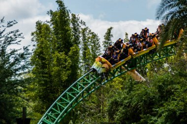 Busch Gardens, Tampa, Florida, ABD 'de yürürken