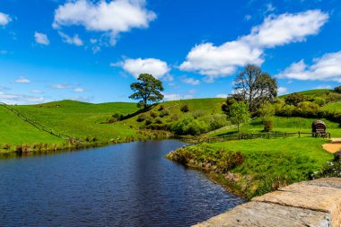 Film setinden Hobbiton 'a doğru yürürken görülecek ve bakılacak çok şey var. Matamata, Auckland, Yeni Zelanda