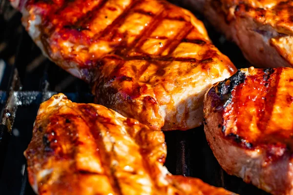 맛있는 돼지고기 캘거리 캐나다 앨버타주 앨버타주 — 스톡 사진
