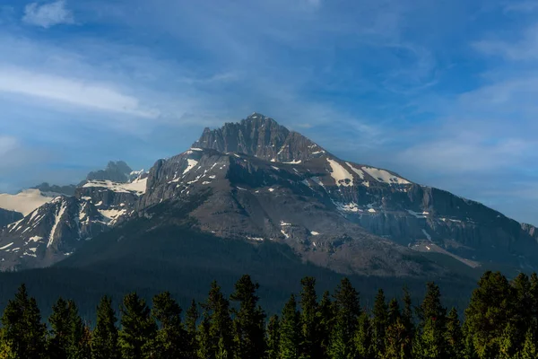 Vue Sur Mont Murchison Vallée Mistaya Depuis Saskatchewan Crossing Banff — Photo