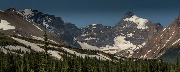 Neve Aggrappata Nella Ciotola Sul Parker Ridge Banff National Park — Foto Stock