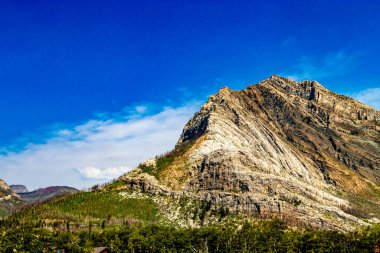 Waterton Gölü 'nün yukarısındaki Bear Hump Dağı Waterton Gölleri Ulusal Park Alberta Kanada