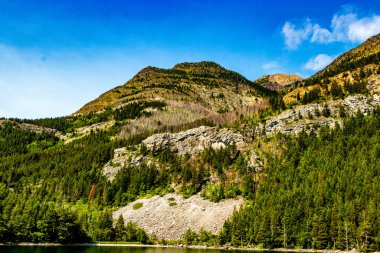 Kral Edward Peak Waterton Gölü Gölleri Ulusal Parkı Alberta Kanada