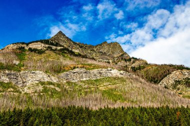 Uyuyan Şef Dağları Waterton Gölü Gölleri Ulusal Parkı Alberta Kanada