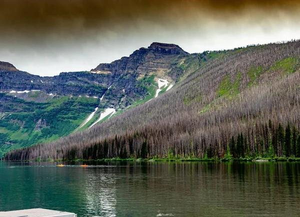 Views Cameron Lake Waterton Lakes National Park Alberta Canada — Stock Photo, Image