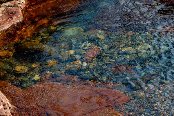 Lost Horse Creek Meandros Waterton Lakes National Park Alberta Canadá — Fotografia de Stock