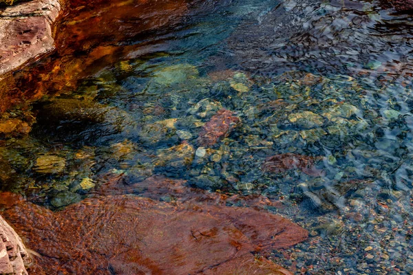 Lost Horse Creek Meanders Waterton Lakes Nemzeti Park Alberta Kanada — Stock Fotó