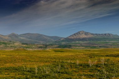 Waterton Gölleri Ulusal Parkı Alberta Kanada 'dan görüntüler