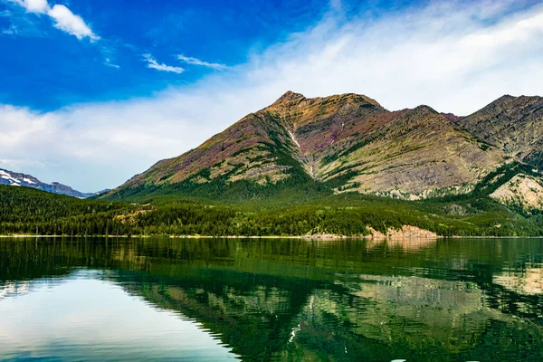 Boat Tour Upper Waterton Lakes Waterton Lakes National Park Alberta Royalty Free Stock Photos