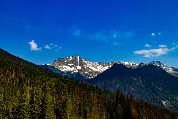 Views Roadside Hwy Glacier National Park British Columbia Canada — Stock Photo, Image