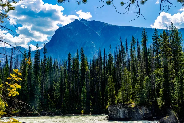 Mount Dennis Background Yoho National Park British Columbia Canada —  Fotos de Stock