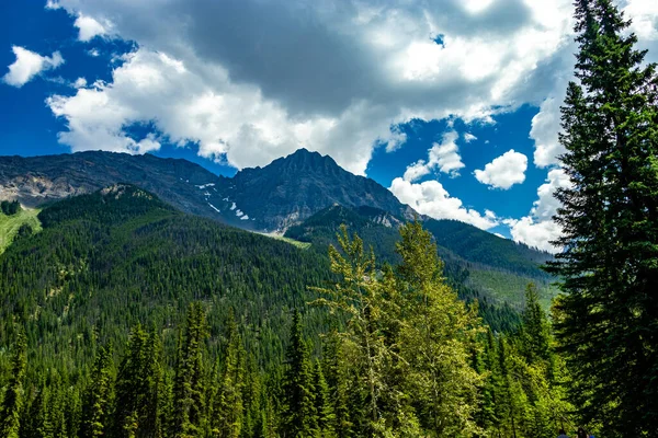 Gunung Vaux Atas Lembah Taman Nasional Yoho British Columbia Canada — Stok Foto