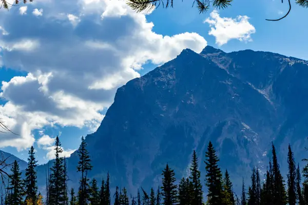 Mount Stephen Stands Guard Yoho National Park British Columbia Canada Stock Image