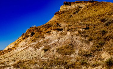 A drive through Dinosaur Provincial Park Alberta Canada