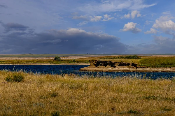 Eine Fahrt Den Little Bow Reservoir Provincial Recreation Area Vulcan — Stockfoto