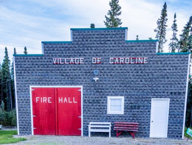 Caroline Clearwater County Alberta Kanada 'daki tarihi binalar