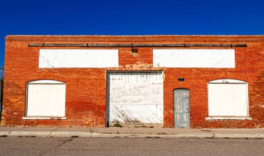 Willow Creek Alberta Kanada 'nın Granum MD' si Hamlet 'indeki tarihi binalar