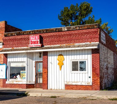 Willow Creek Alberta Kanada 'nın Granum MD' si Hamlet 'indeki tarihi binalar