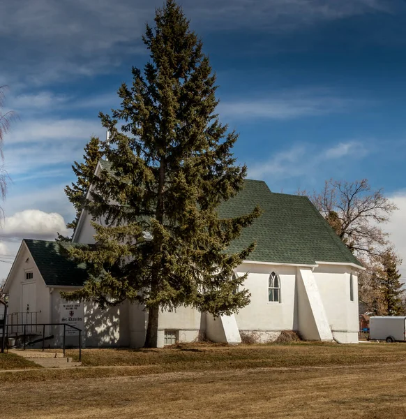 Historický Kostel Davida Roku 1904 Elnore Alberta Kanada — Stock fotografie