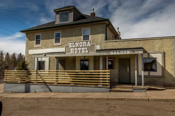 Historiska Byggnader Fortfarande Bruk Elnore Alberta Kanada — Stockfoto