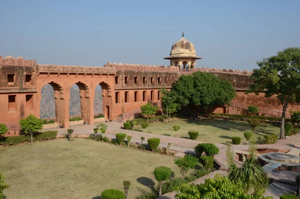 Beautiful Garden Jaigarh Fort — Stockfoto