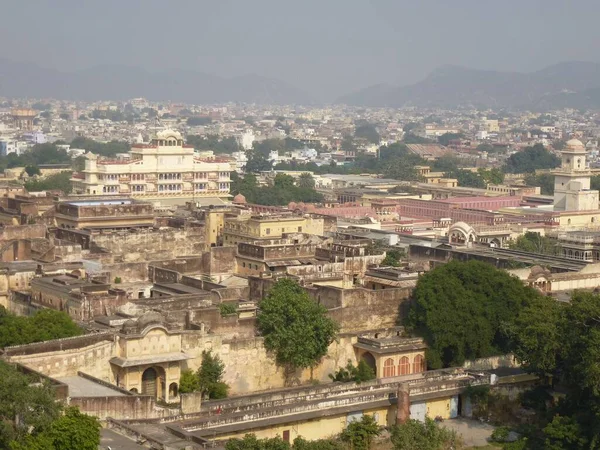 Vista Panorámica Del Palacio Ciudad Jaipur — Foto de Stock