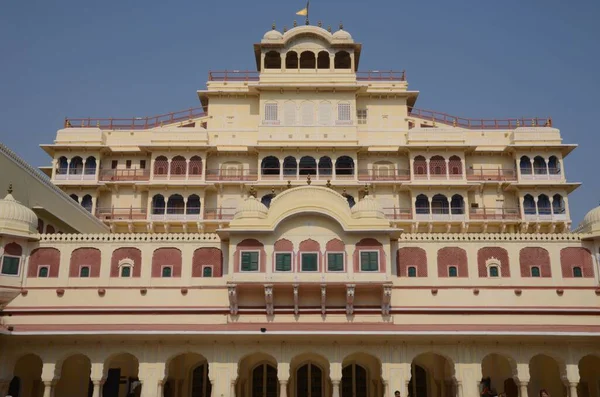 Chandra Mahal Intérieur Palais Ville Jaipur — Photo