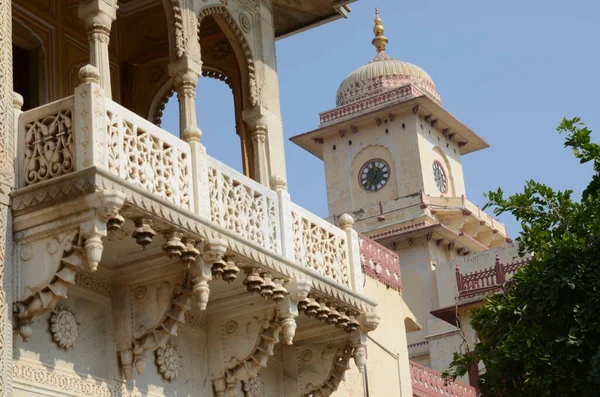 Jaipur Daki Şehir Sarayında Saat Kulesi — Stok fotoğraf