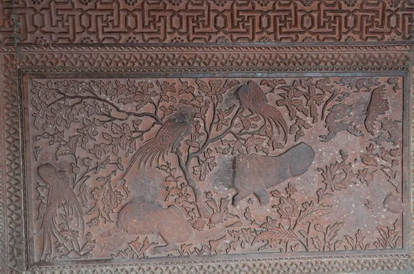 Esculturas Pedra Bonitas Fatehpur Sikri — Fotografia de Stock