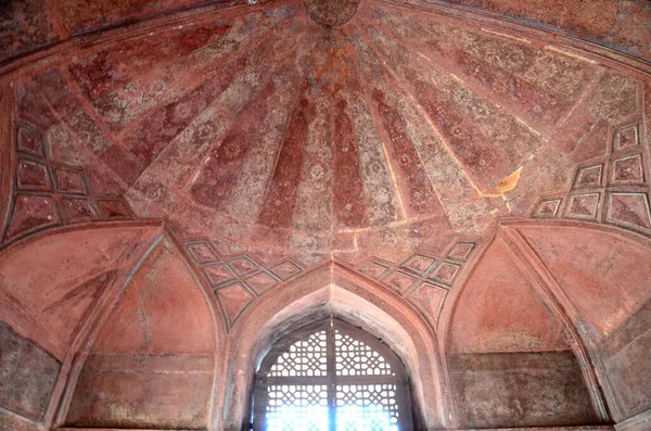 Schöne Wandmalereien Fatehpur Sikri — Stockfoto